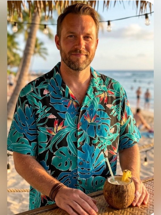 The Hawaiiana Orginial Other - The Hawaiian Original Men's Button Up Shirt Size XL Short Sleeve 100% Cotton